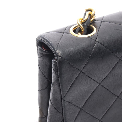 ミニマトラッセ20 チェーンショルダーバッグ ラムスキン ブラック ゴールド金具 シャネル バッグ CHANEL