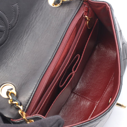 ミニマトラッセ20 チェーンショルダーバッグ ラムスキン ブラック ゴールド金具 シャネル バッグ CHANEL