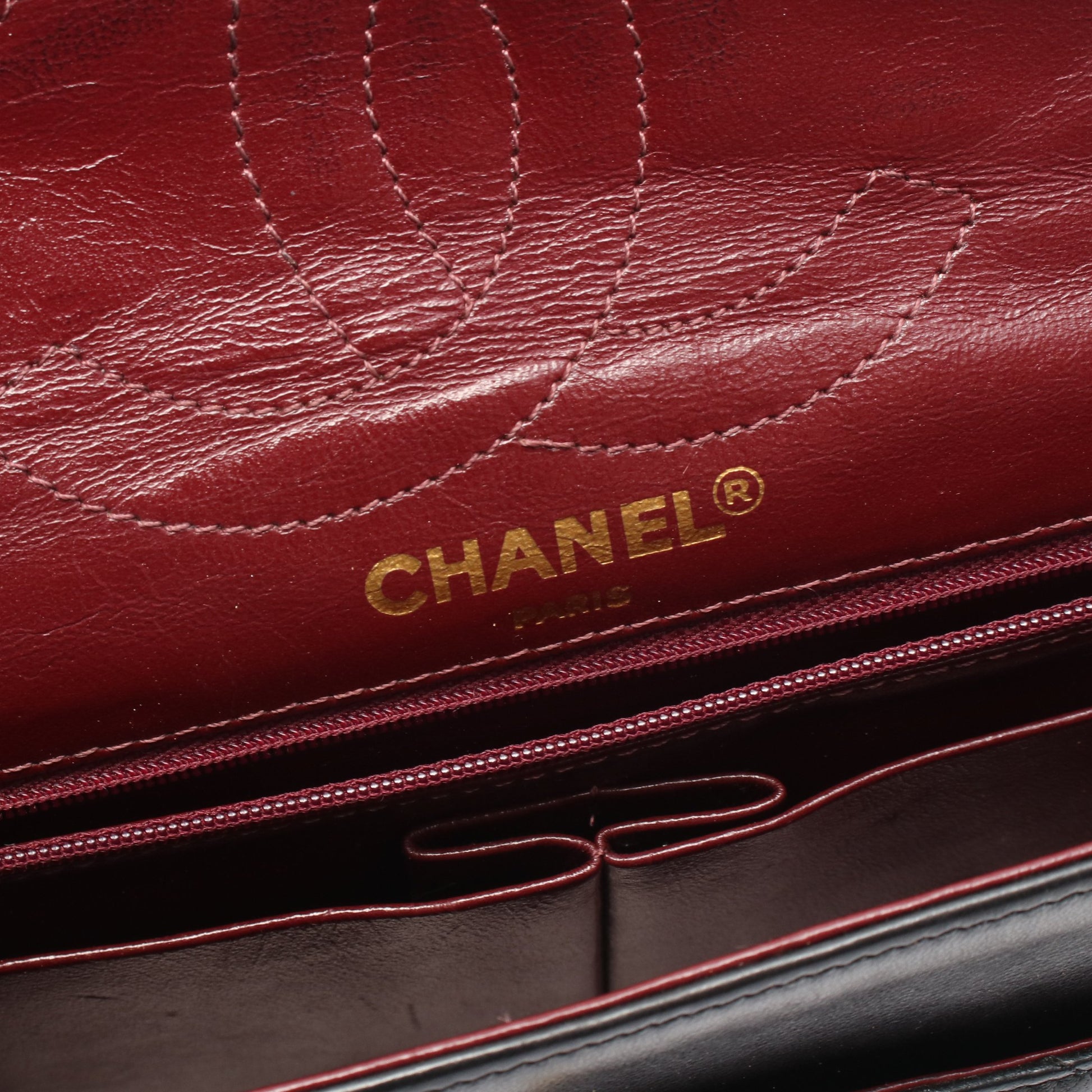 マトラッセ パリ限定 Wフラップ Wチェーンショルダーバッグ ラムスキン ブラック コンビ金具 シャネル バッグ CHANEL