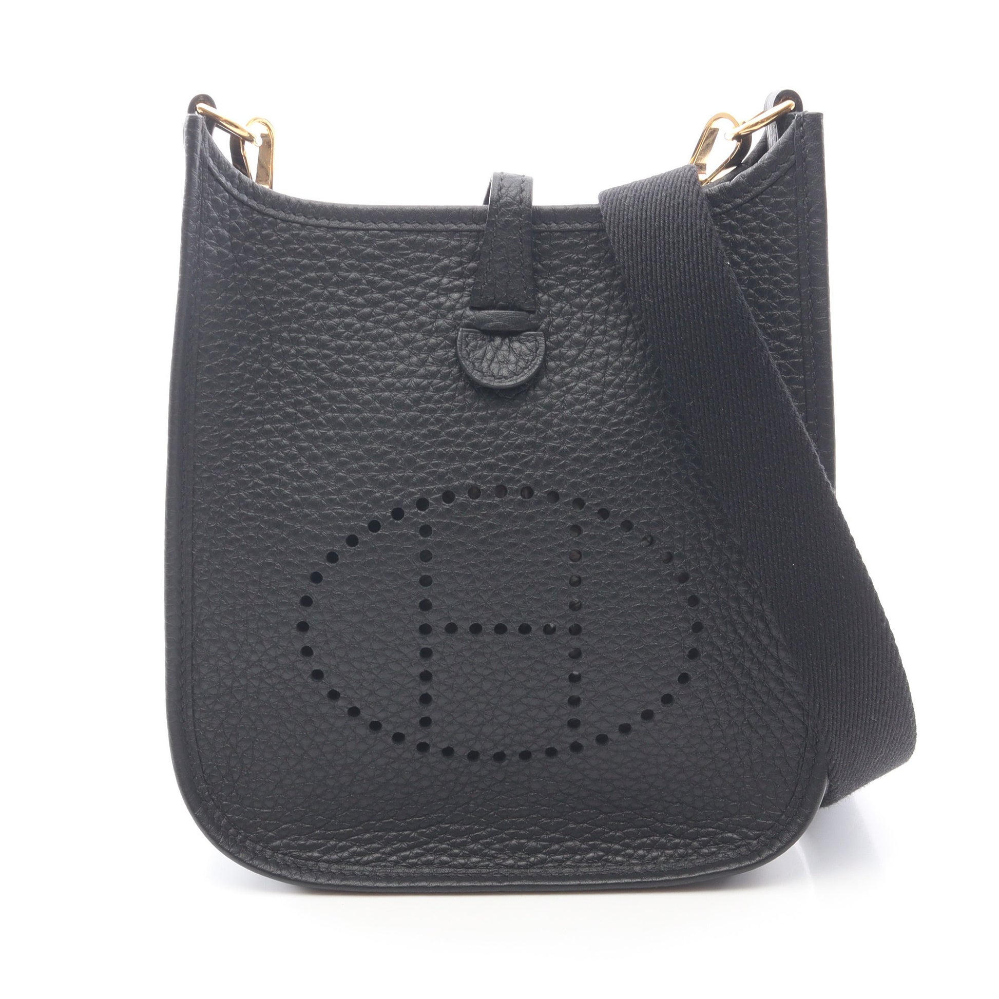エヴリンTPM アマゾン ショルダーバッグ トリヨンクレマンス ブラック ゴールド金具 K刻印 エルメス バッグ HERMES