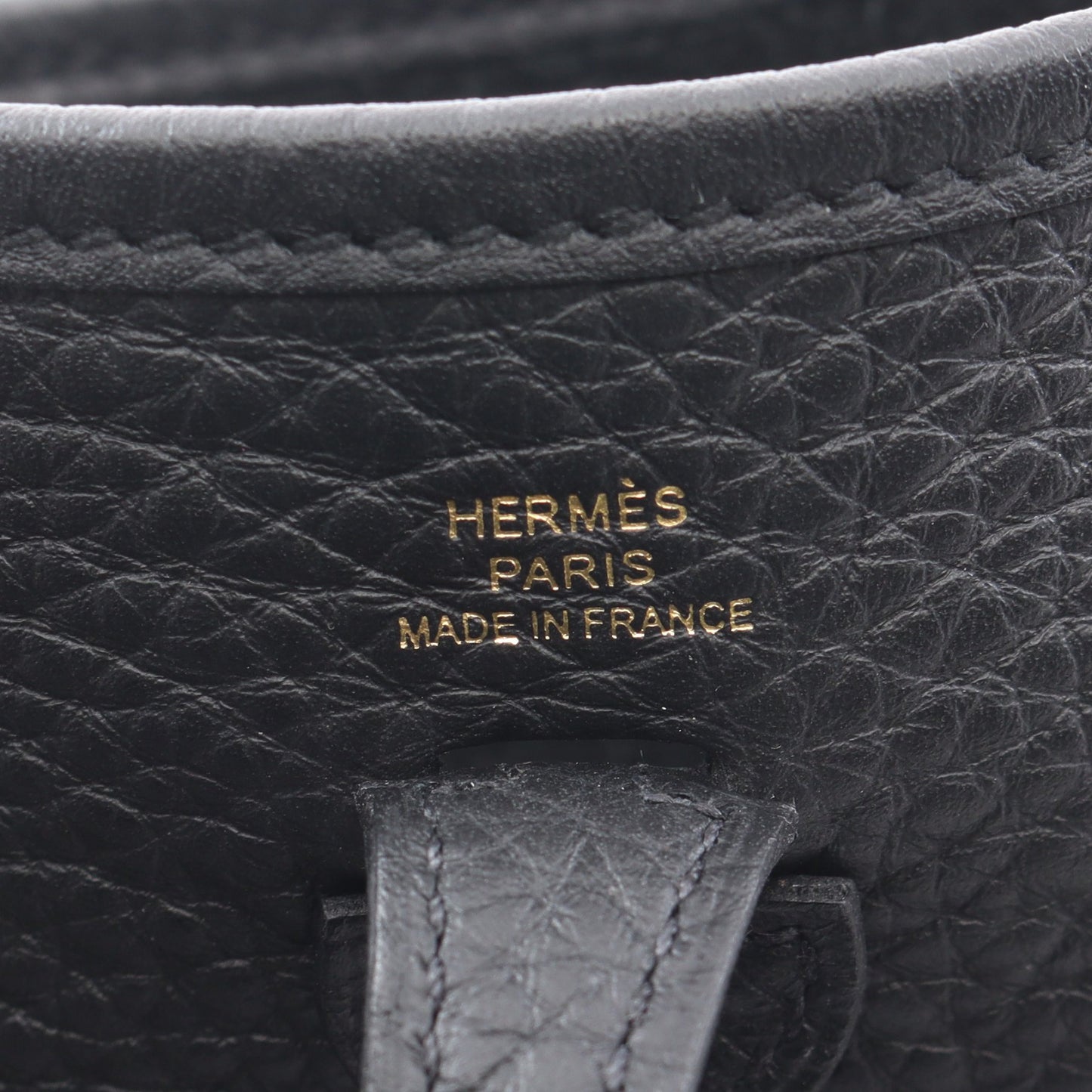 エヴリンTPM アマゾン ショルダーバッグ トリヨンクレマンス ブラック ゴールド金具 K刻印 エルメス バッグ HERMES