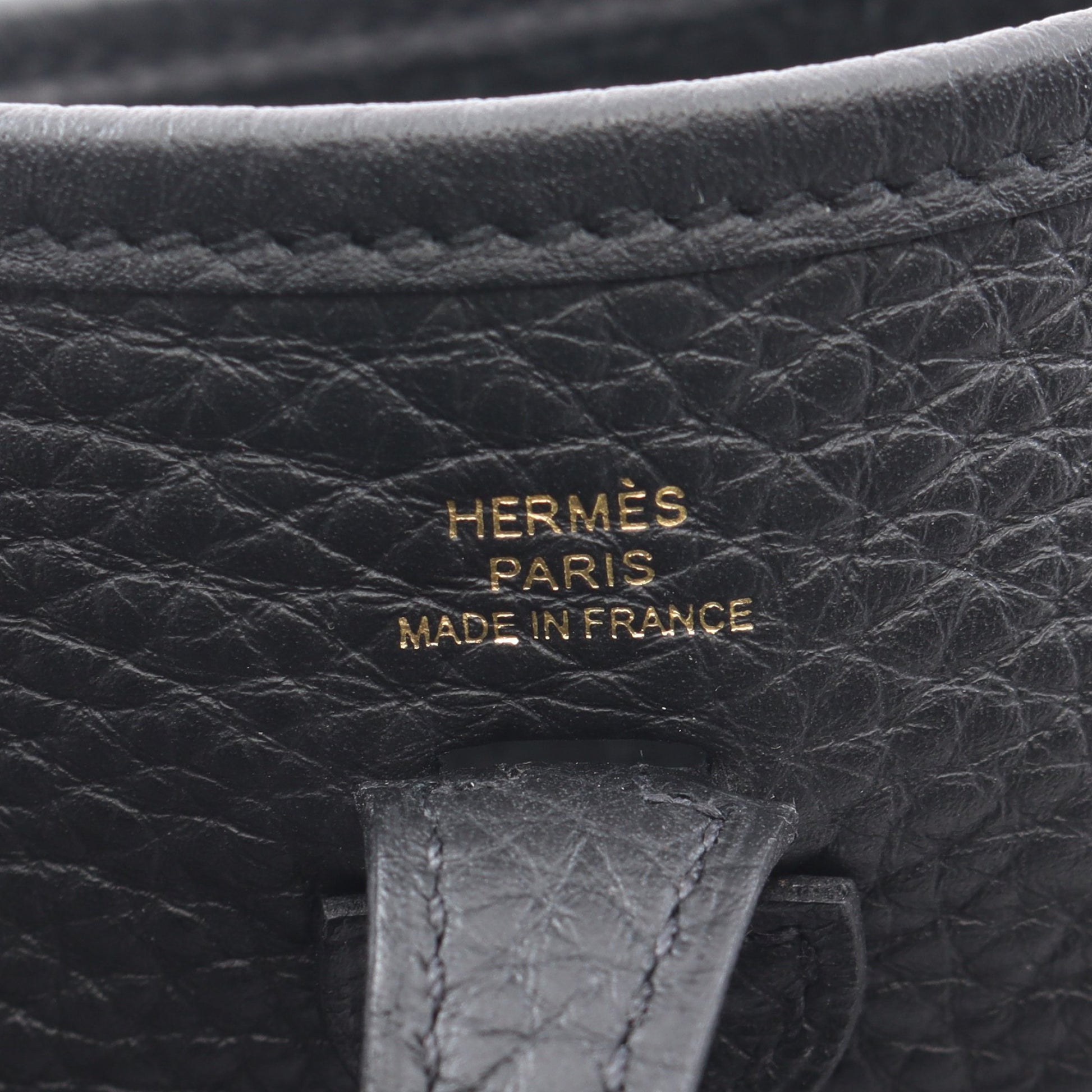 エヴリンTPM アマゾン ショルダーバッグ トリヨンクレマンス ブラック ゴールド金具 K刻印 エルメス バッグ HERMES