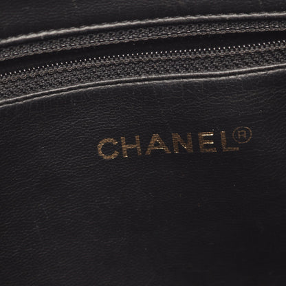 トリプルココマーク チェーンショルダーバッグ チェーントートバッグ キャビアスキン ブラック ゴールド金具 シャネル バッグ CHANEL