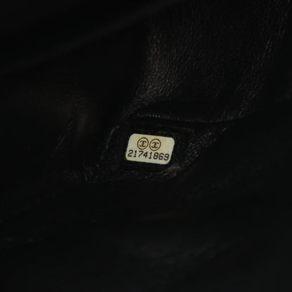 2.55 マトラッセ マドモアゼルチェーン Wフラップ Wチェーンショルダーバッグ レザー ブラック シャネル バッグ CHANEL
