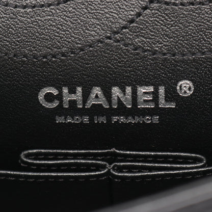 2.55 マトラッセ マドモアゼルチェーン Wフラップ Wチェーンショルダーバッグ レザー ブラック シャネル バッグ CHANEL