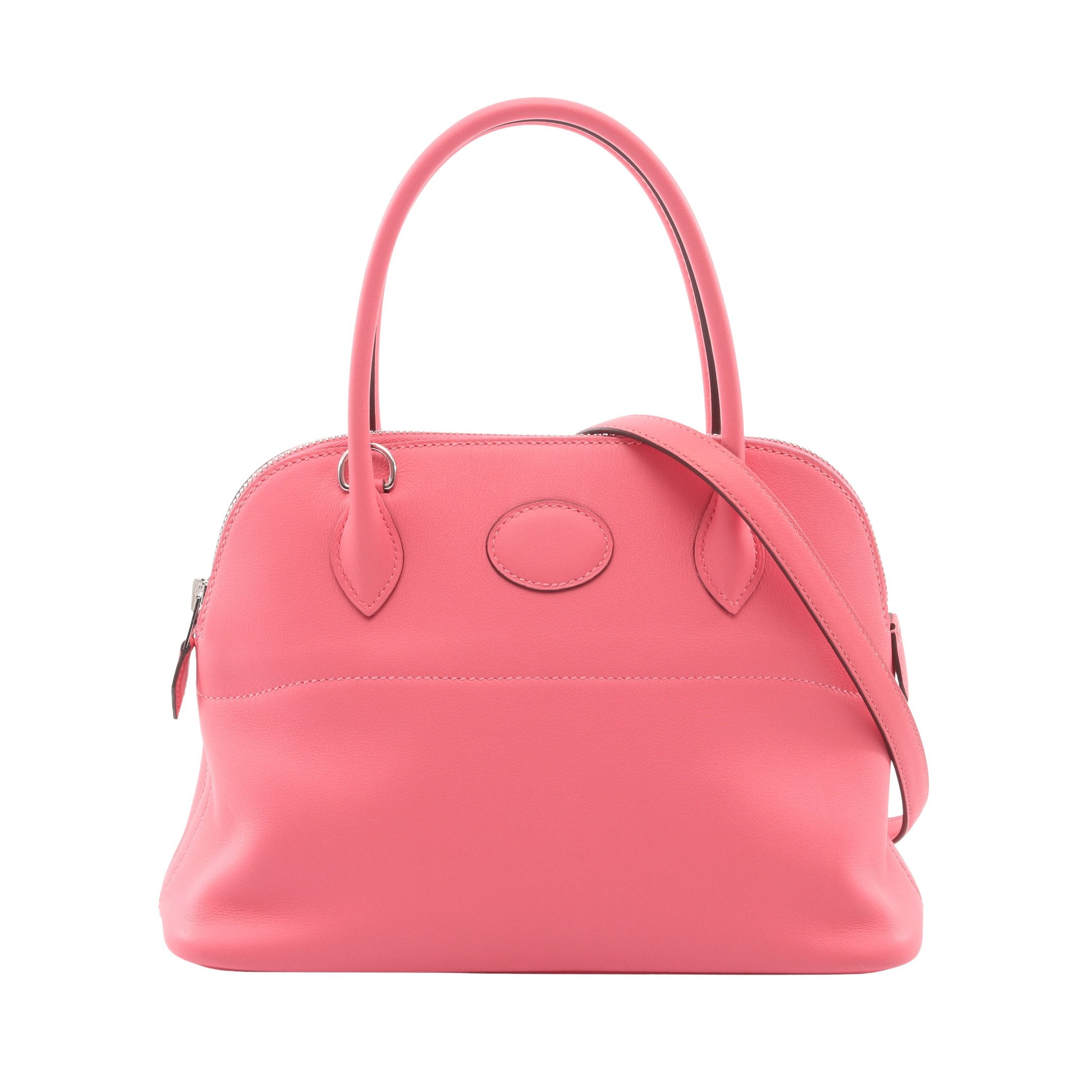 【中古】 エルメス ボリード27 ショルダーバッグ A刻印(2017年) スイフト ピンク HERMES【質屋】 HERMES（エルメス） 【超美品】エルメス ボリード27 スイフト ブラック