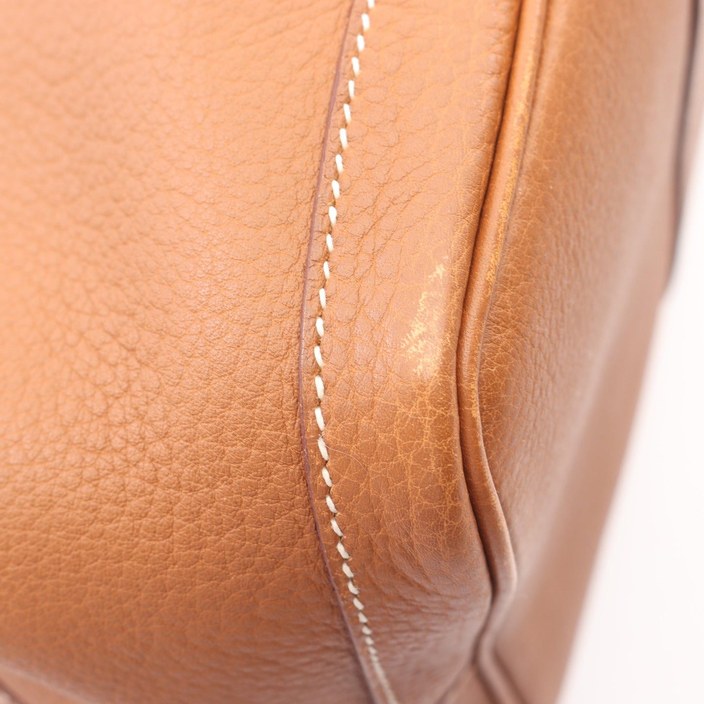 ガーデンパーティPM ゴールド ハンドバッグ トートバッグ ネゴンダ ブラウン シルバー金具 □L刻印 エルメス バッグ HERMES