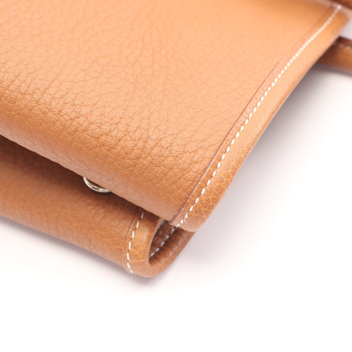 ガーデンパーティPM ゴールド ハンドバッグ トートバッグ ネゴンダ ブラウン シルバー金具 □L刻印 エルメス バッグ HERMES