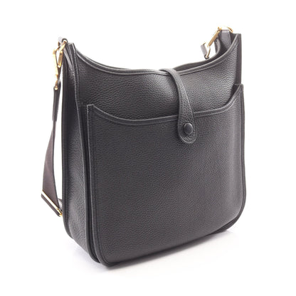 エヴリン 3 トロワ PM ショルダーバッグ トリヨンクレマンス ブラック ゴールド金具 B刻印 エルメス バッグ HERMES