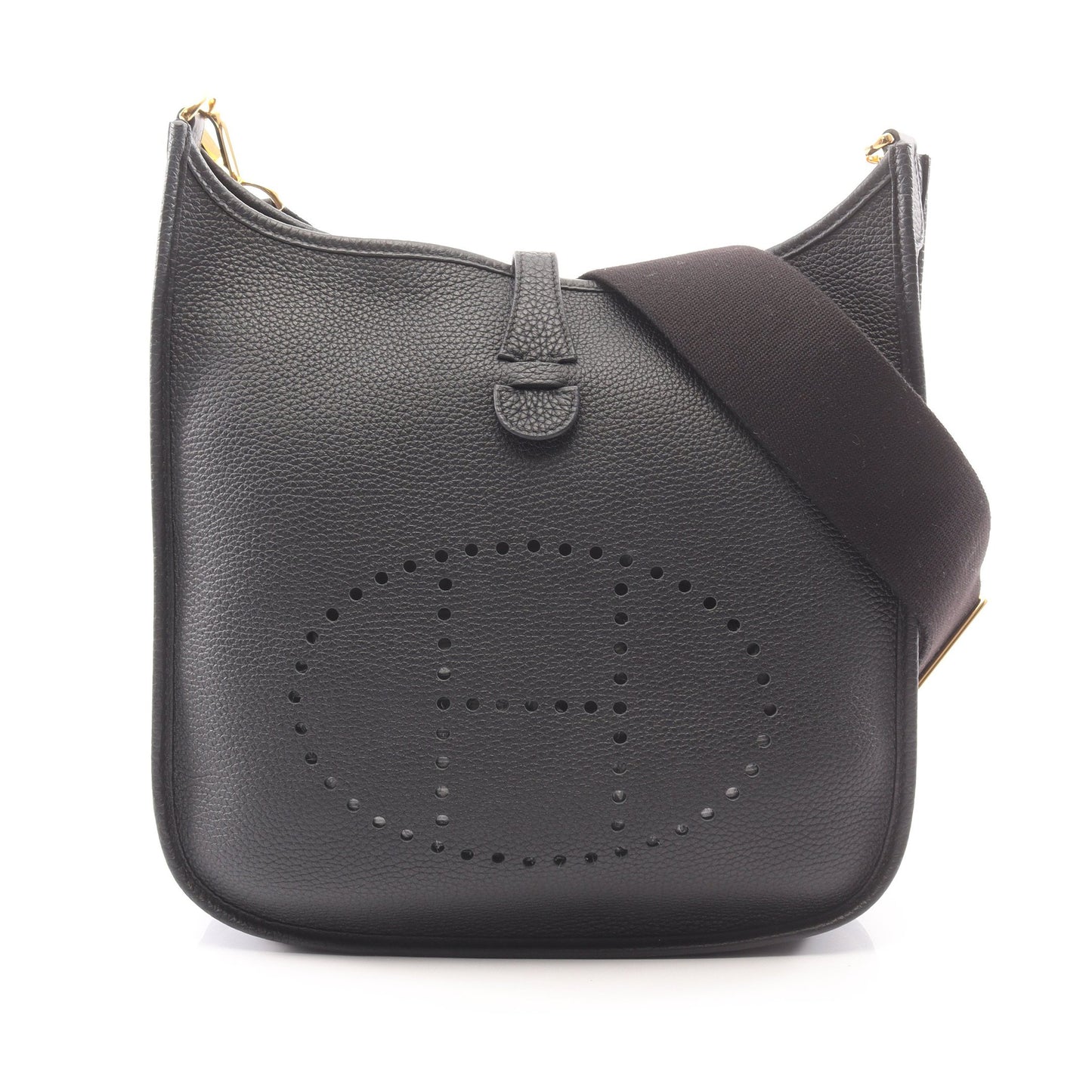 エヴリン 3 トロワ PM ショルダーバッグ トリヨンクレマンス ブラック ゴールド金具 B刻印 エルメス バッグ HERMES