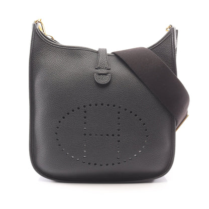 エヴリン 3 トロワ PM ショルダーバッグ トリヨンクレマンス ブラック ゴールド金具 B刻印 エルメス バッグ HERMES