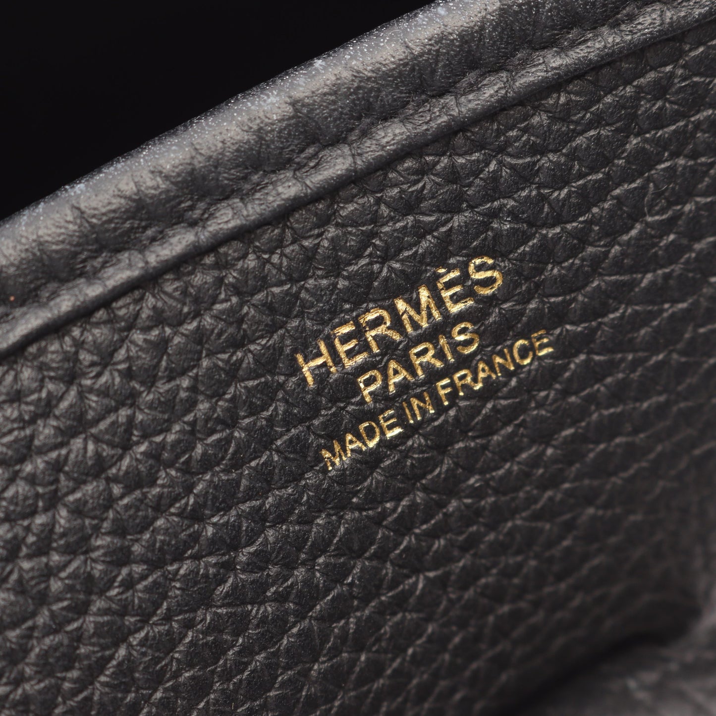 エヴリン 3 トロワ PM ショルダーバッグ トリヨンクレマンス ブラック ゴールド金具 B刻印 エルメス バッグ HERMES