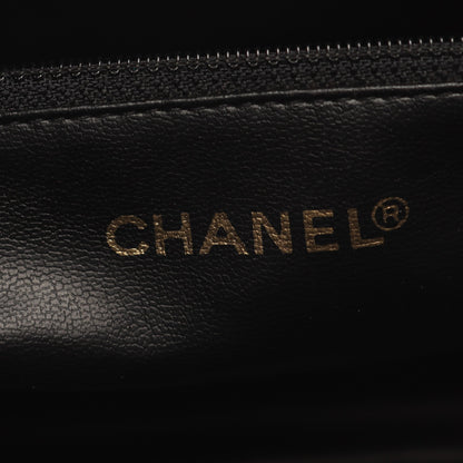 トリプルココマーク チェーンショルダーバッグ チェーントートバッグ キャビアスキン ブラック ゴールド金具 シャネル バッグ CHANEL