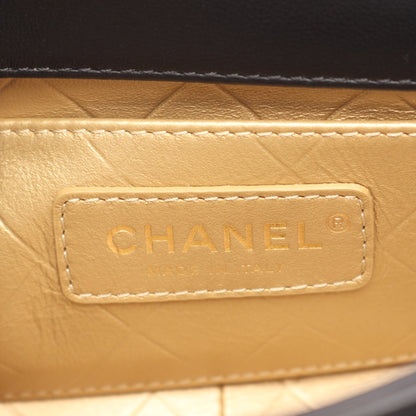 マトラッセ コンビ金具 チェーンショルダーバッグ ラムスキン ブラック シャネル バッグ CHANEL
