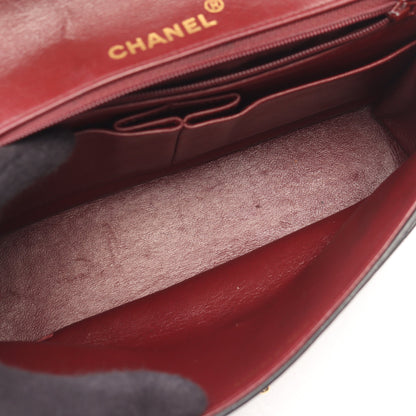 マトラッセ ヴィンテージ チェーンショルダーバッグ ラムスキン ブラック ゴールド金具 シャネル バッグ CHANEL