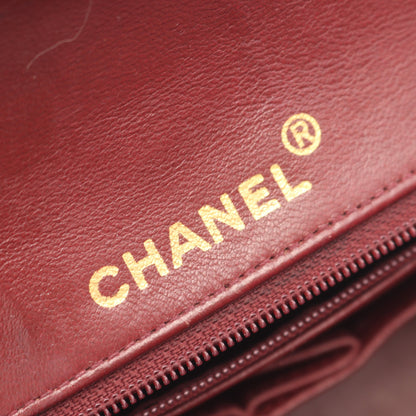マトラッセ ヴィンテージ チェーンショルダーバッグ ラムスキン ブラック ゴールド金具 シャネル バッグ CHANEL