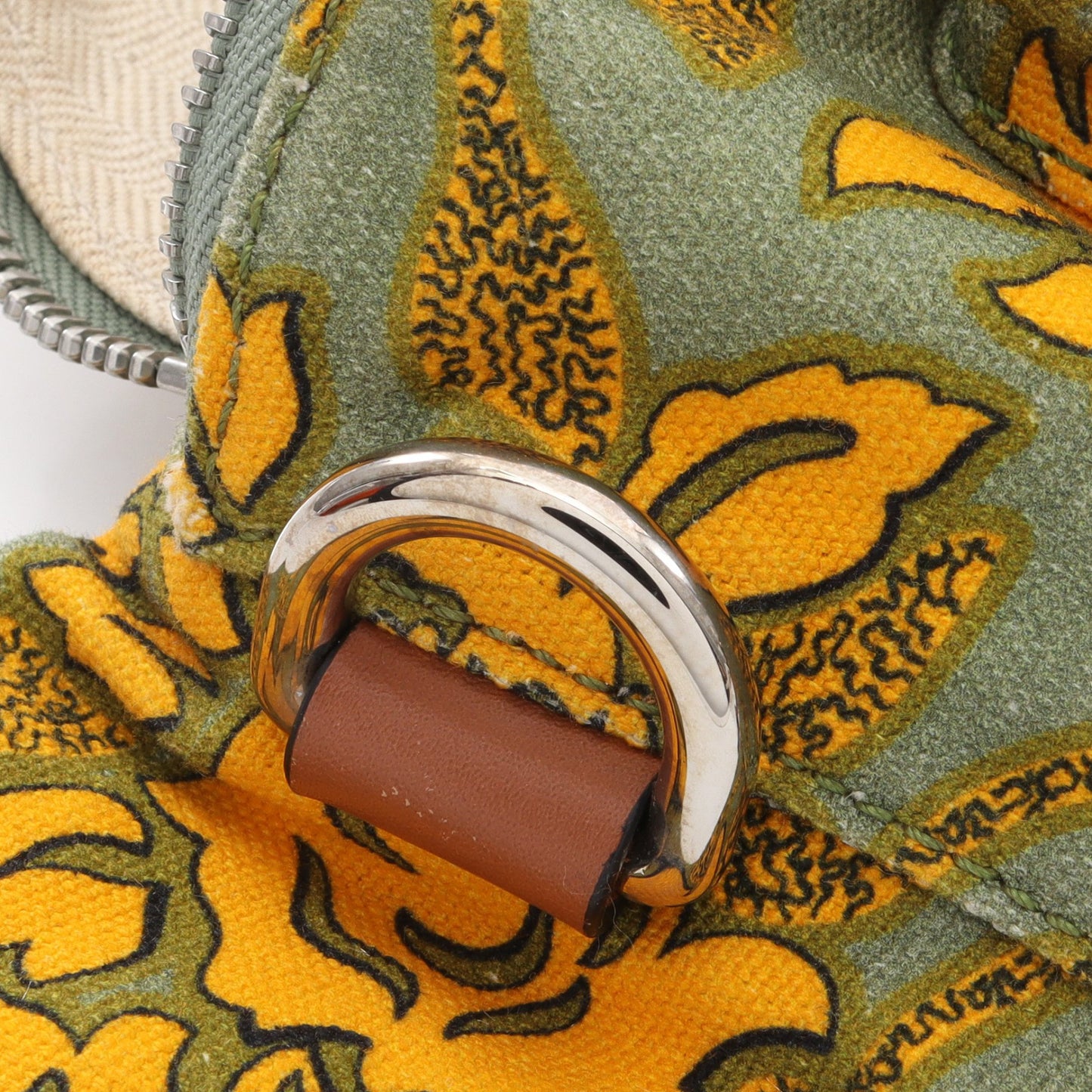 PAULA'S IBIZA アナグラム ベルトバッグ ボディバッグ キャンバス グリーン オレンジイエロー マルチカラー ロエベ バッグ LOEWE