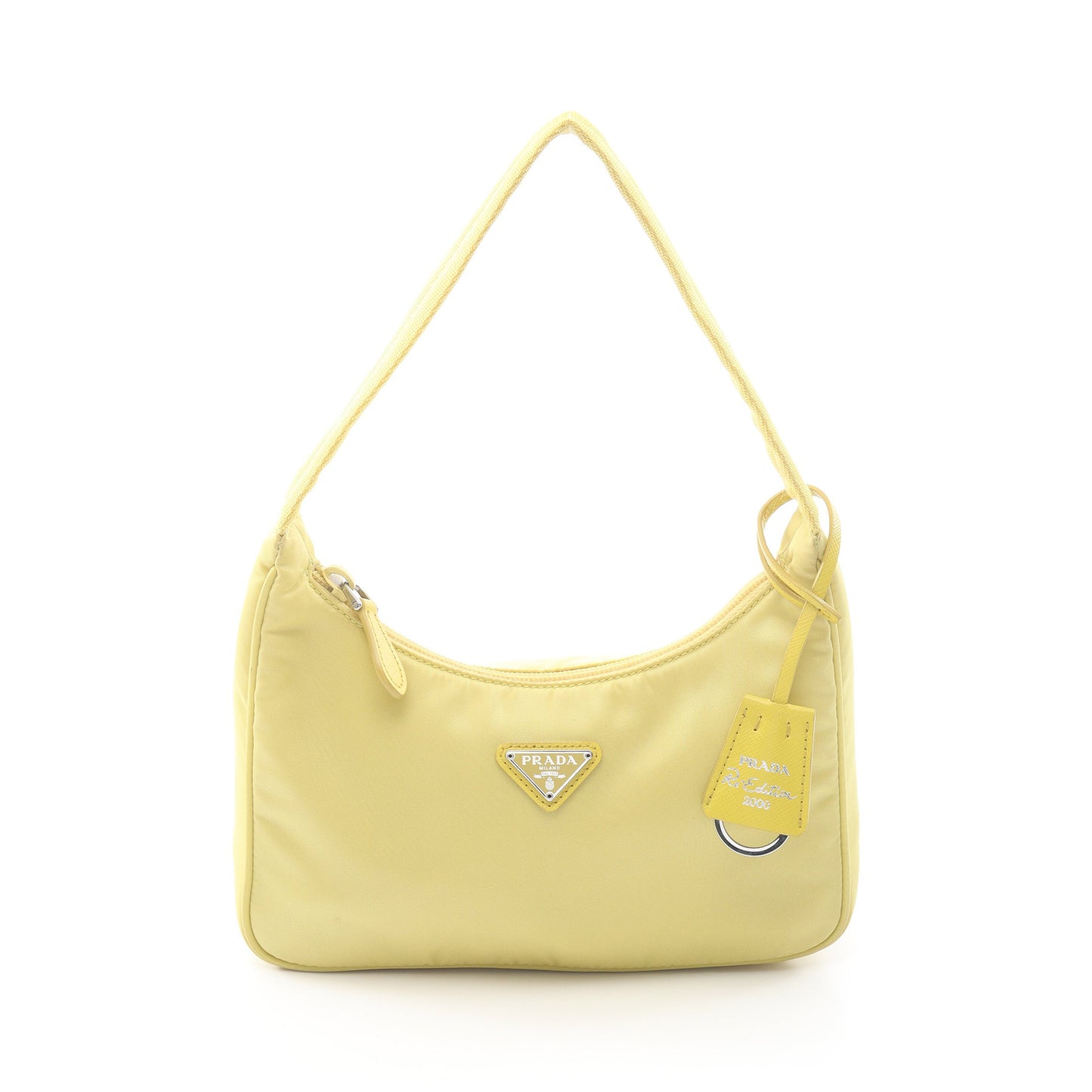 Re-Edition 2000 ミニバッグ ハンドバッグ ナイロン イエロー プラダ バッグ PRADA