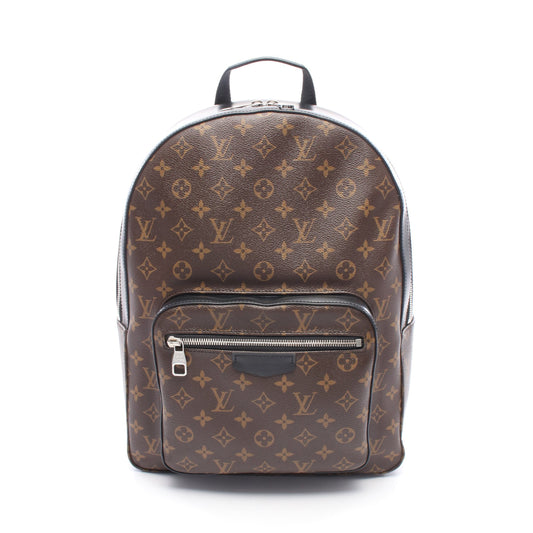 ジョッシュ モノグラムマカサー バックパック リュックサック PVC レザー ブラウン ブラック ルイヴィトン バッグ LOUIS VUITTON