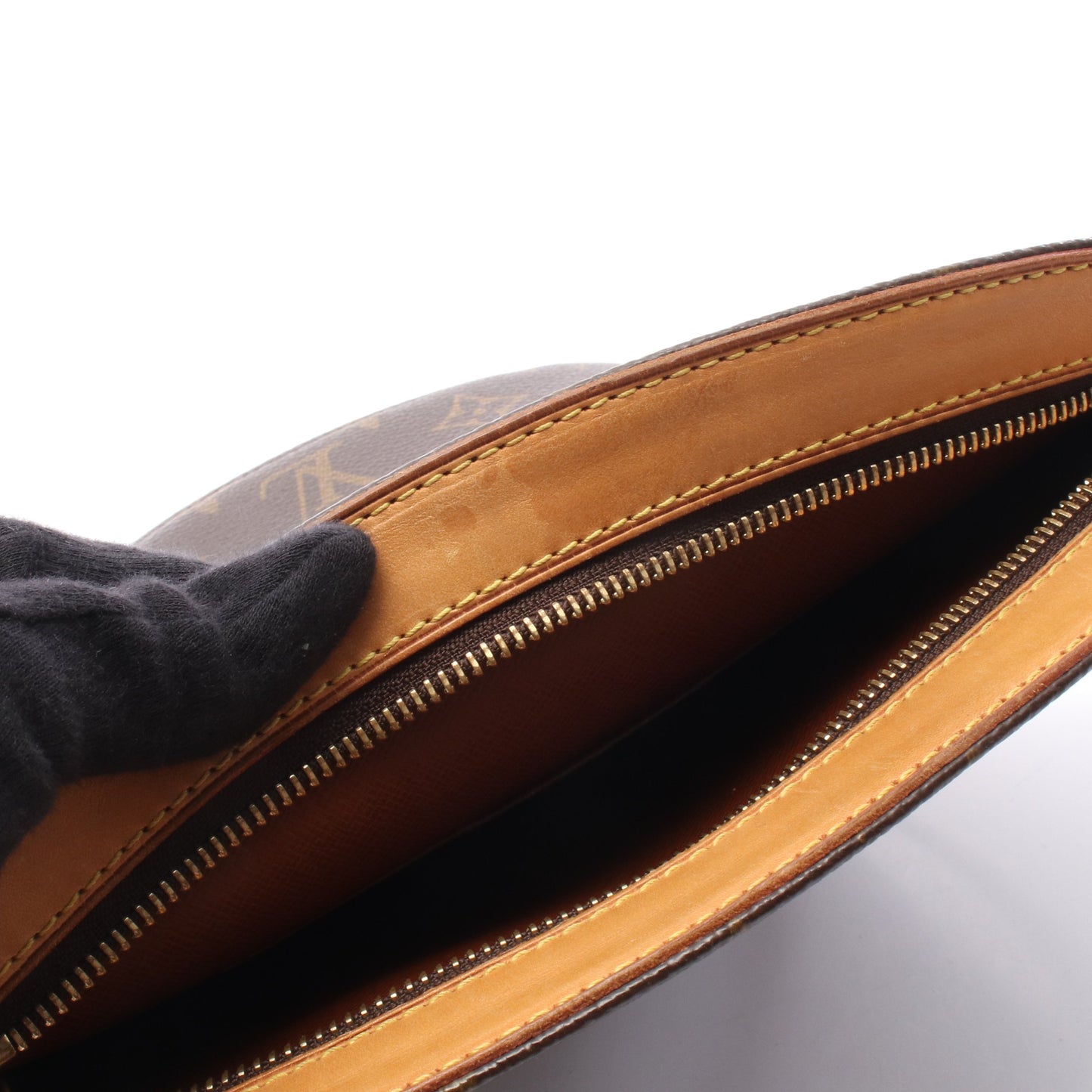 ドルーオ モノグラム ショルダーバッグ PVC レザー ブラウン ルイヴィトン バッグ LOUIS VUITTON