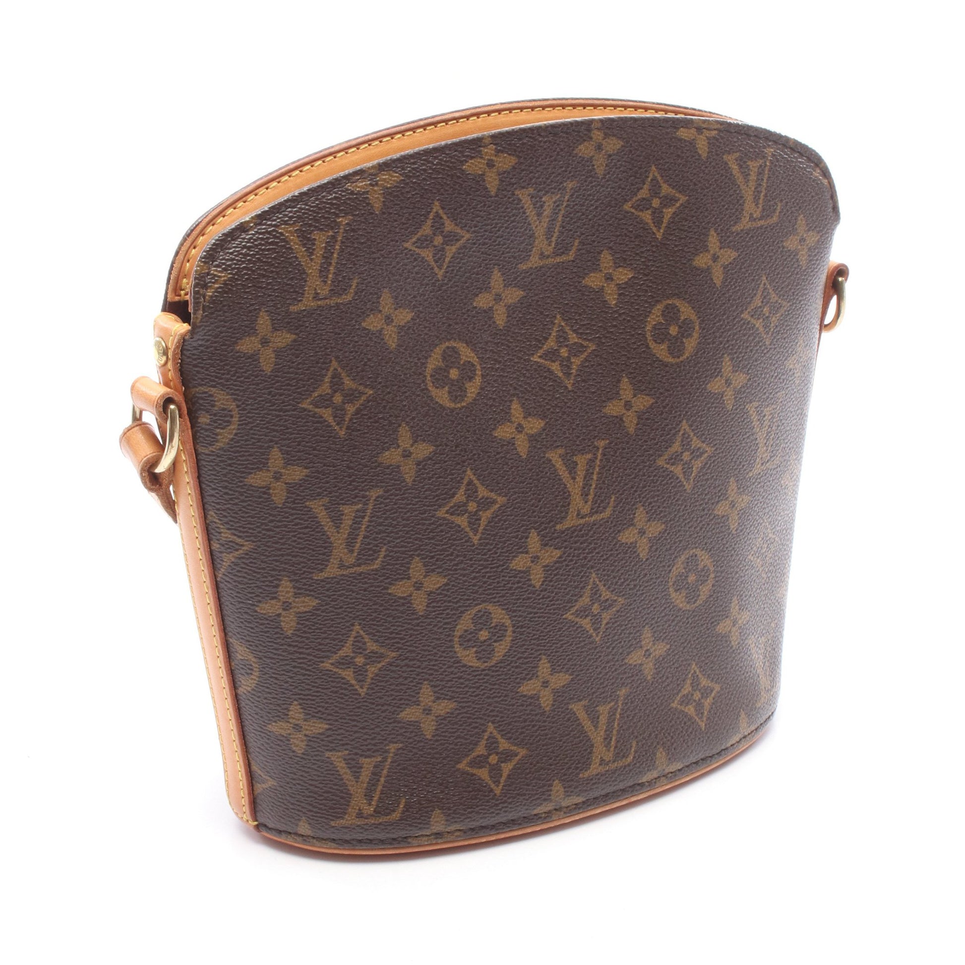 ドルーオ モノグラム ショルダーバッグ PVC レザー ブラウン ルイヴィトン バッグ LOUIS VUITTON