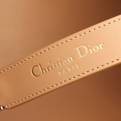トゥジュール ラージ マイクロカナージュ ハンドバッグ トートバッグ レザー ライトブラウン クリスチャンディオール バッグ Christian Dior