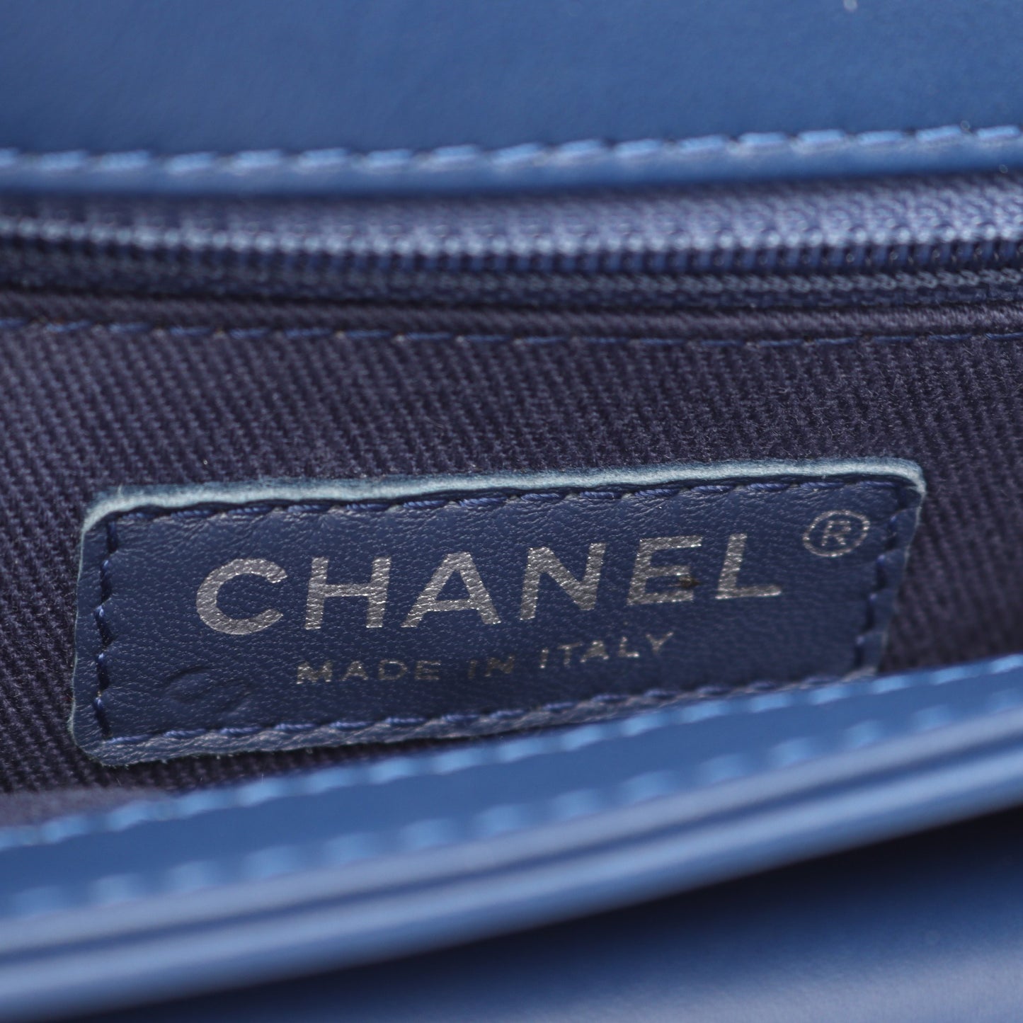 マトラッセ ココアイレット ラウンドミニ チェーンショルダーバッグ レザー ブルー シルバー金具 シャネル バッグ CHANEL