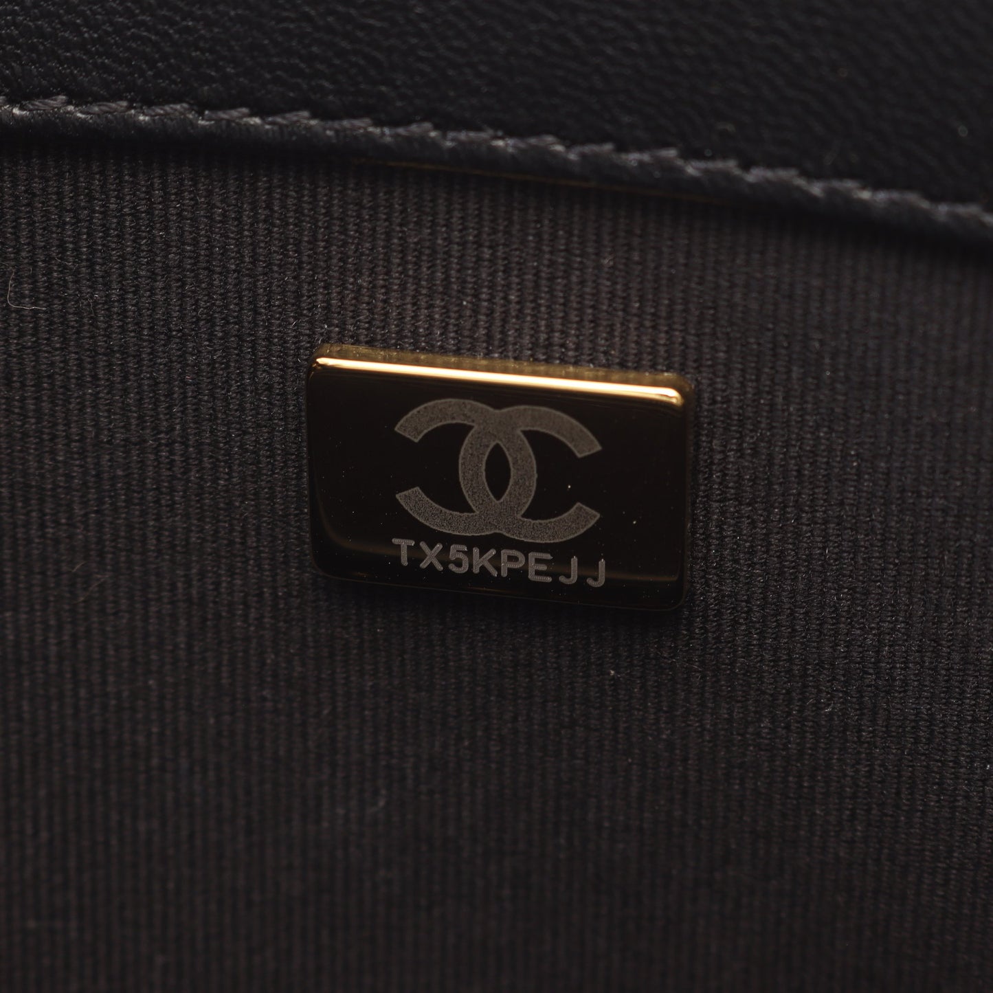 マトラッセ チェーンショルダーバッグ ラムスキン ブラック ゴールド金具 シャネル バッグ CHANEL