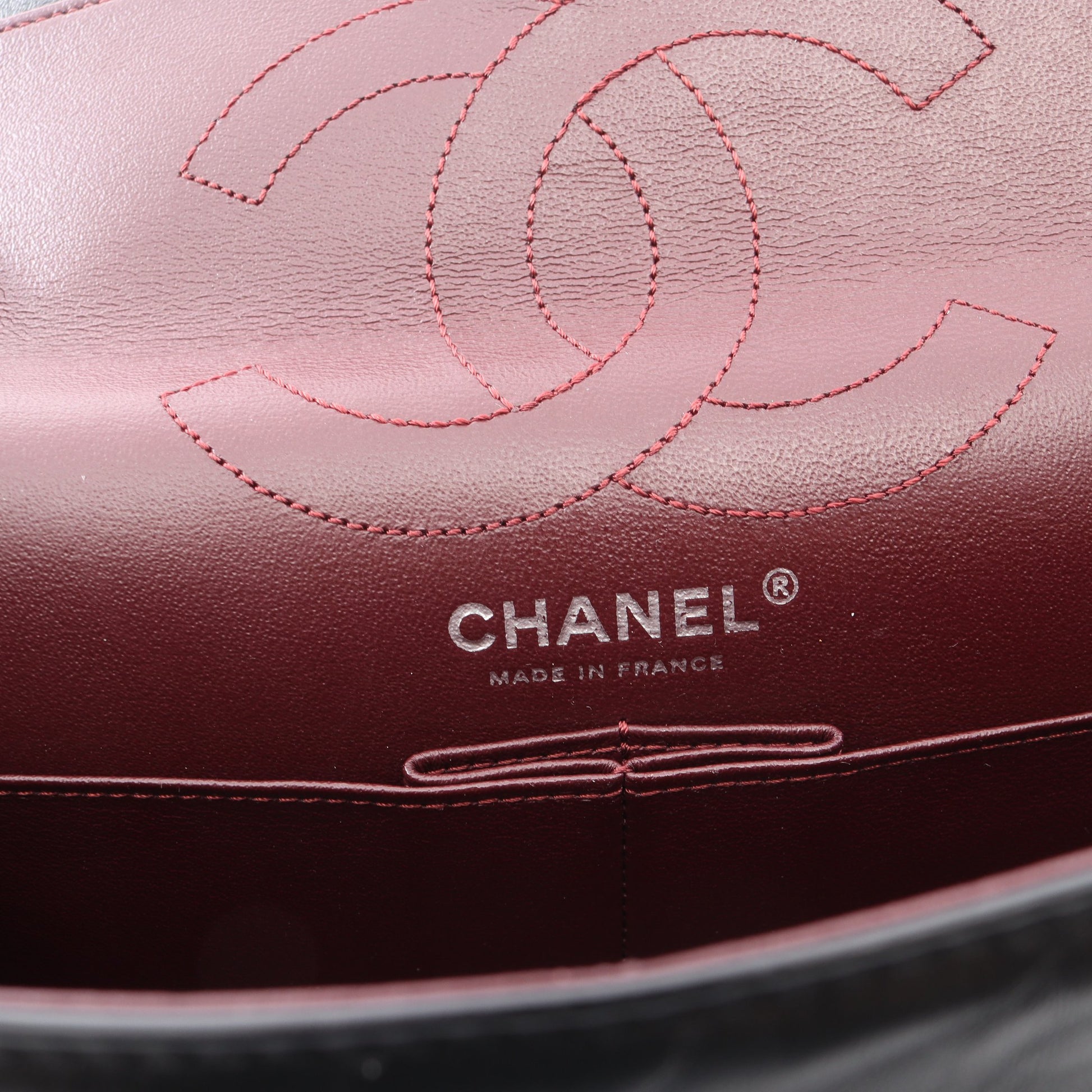 2.55 マトラッセ Wフラップ Wチェーンショルダーバッグ レザー ブラック アンティークシルバー金具 シャネル バッグ CHANEL