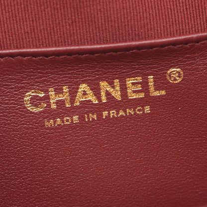 マトラッセ ハート チェーンショルダーバッグ ラムスキン ブラック ゴールド金具 シャネル バッグ CHANEL