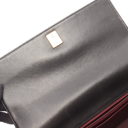 マトラッセ ショルダーバッグ ラムスキン ブラック ゴールド金具 シャネル バッグ CHANEL