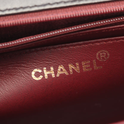 マトラッセ ショルダーバッグ ラムスキン ブラック ゴールド金具 シャネル バッグ CHANEL