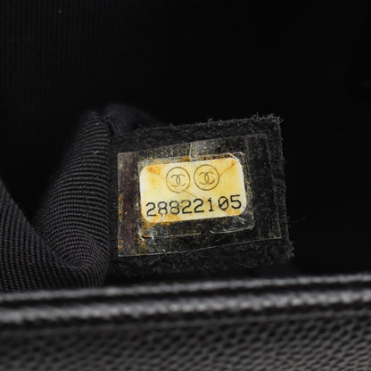 ボーイシャネル チェーンショルダーバッグ キャビアスキン ブラック ゴールド金具 シャネル バッグ CHANEL