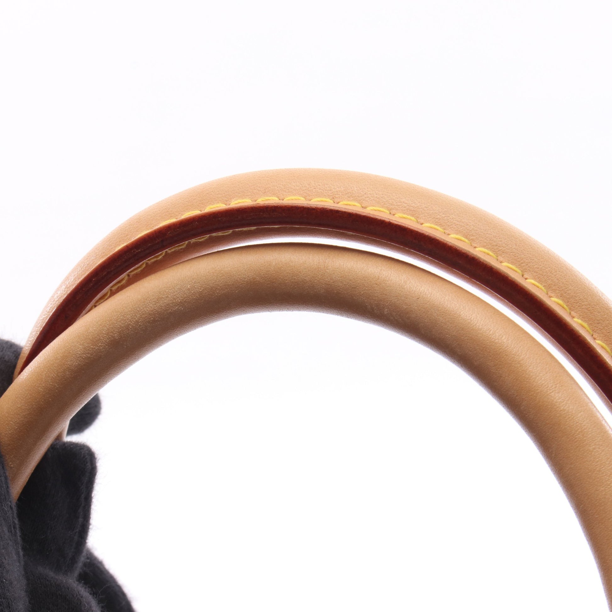 マンハッタンPM モノグラム ハンドバッグ PVC レザー ブラウン ルイヴィトン バッグ LOUIS VUITTON
