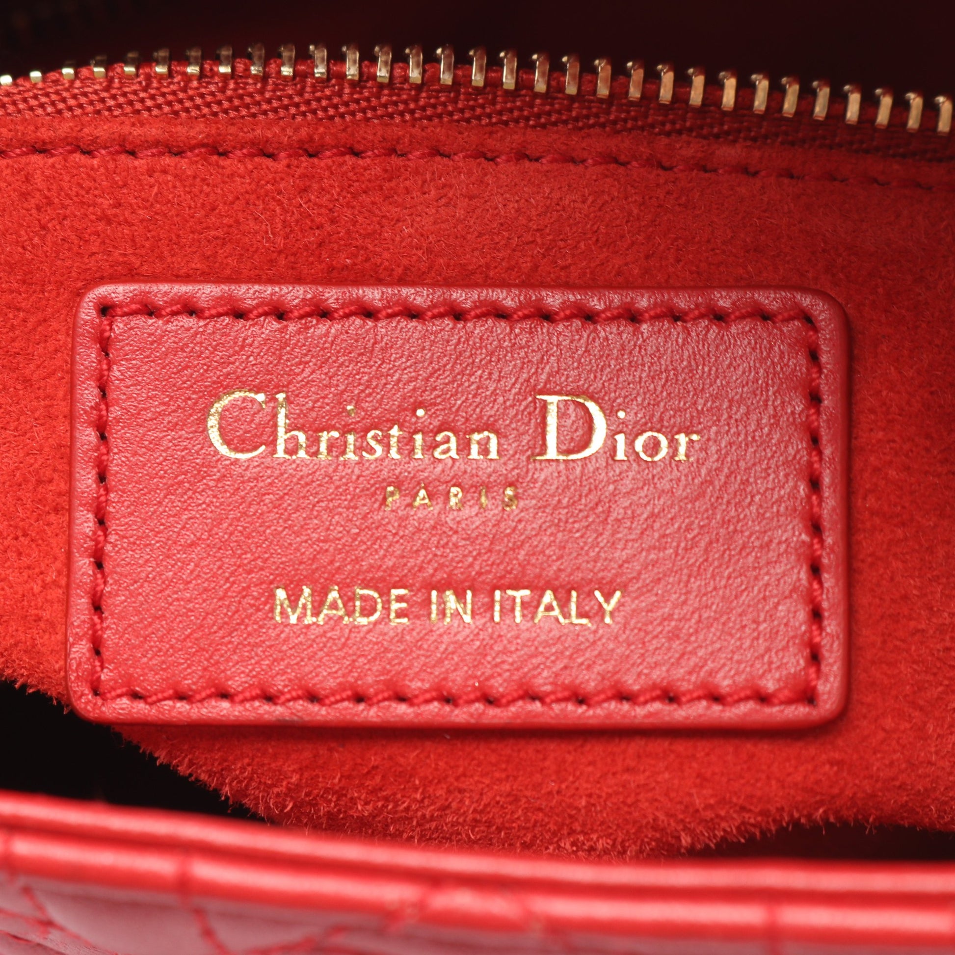 LADY DIOR MY ABCDIOR レディディオール スモール ハートカナージュ 2WAY ハンドバッグ レザー レッド クリスチャンディオール バッグ Christian Dior