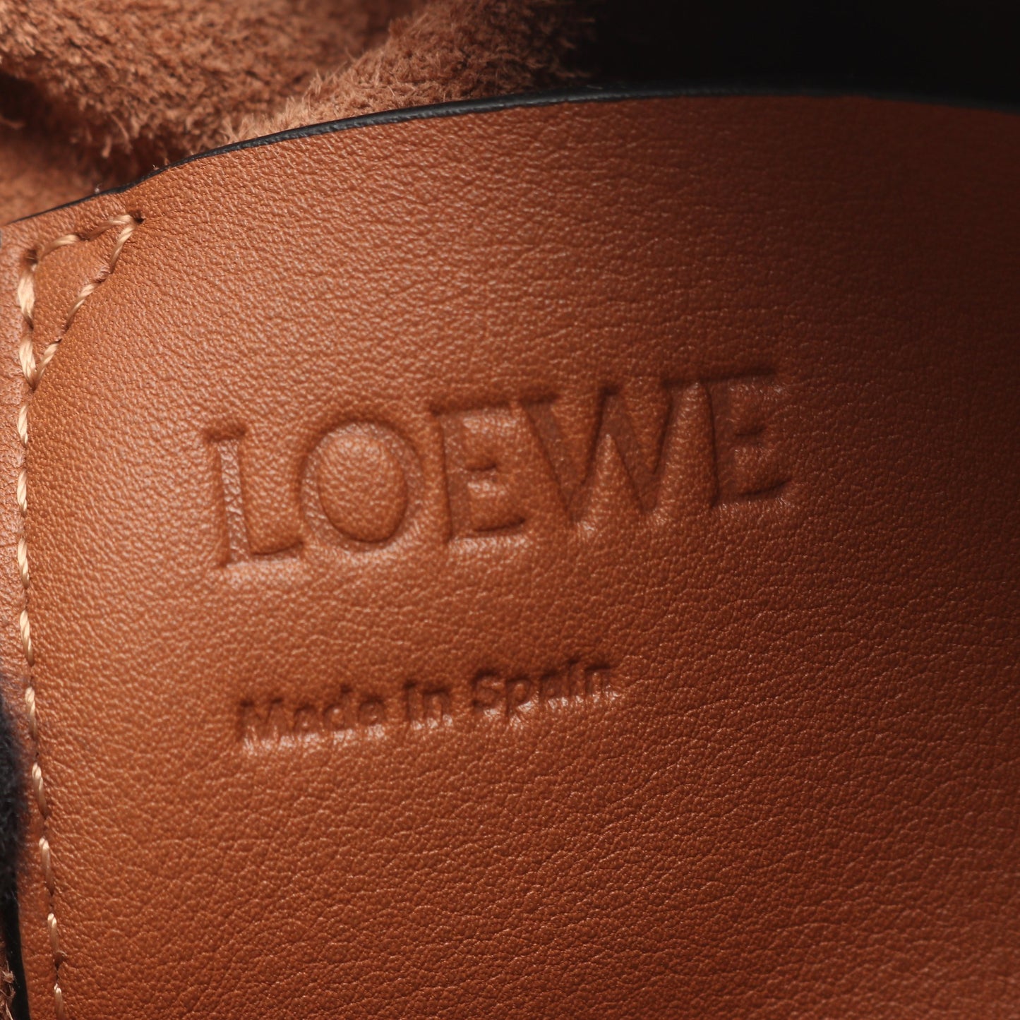 アナグラム ショッパー バックパック リュックサック レザー ブラウン ロエベ バッグ LOEWE
