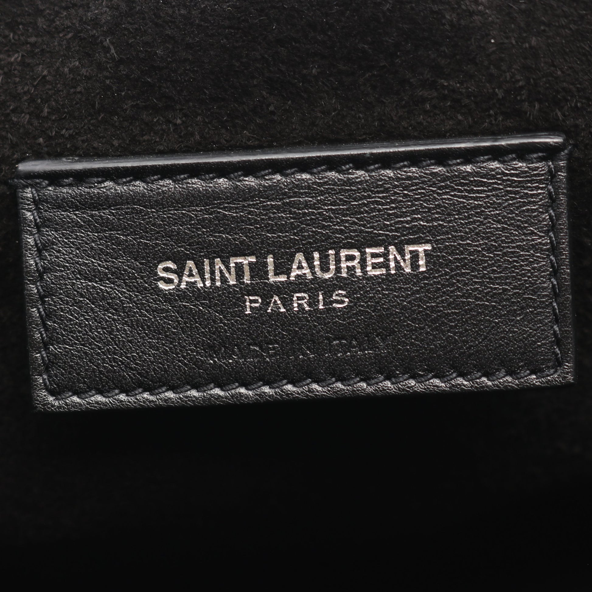 フリンジ ショルダーバッグ スエード ブラック サンローランパリ バッグ SAINT LAURENT PARIS