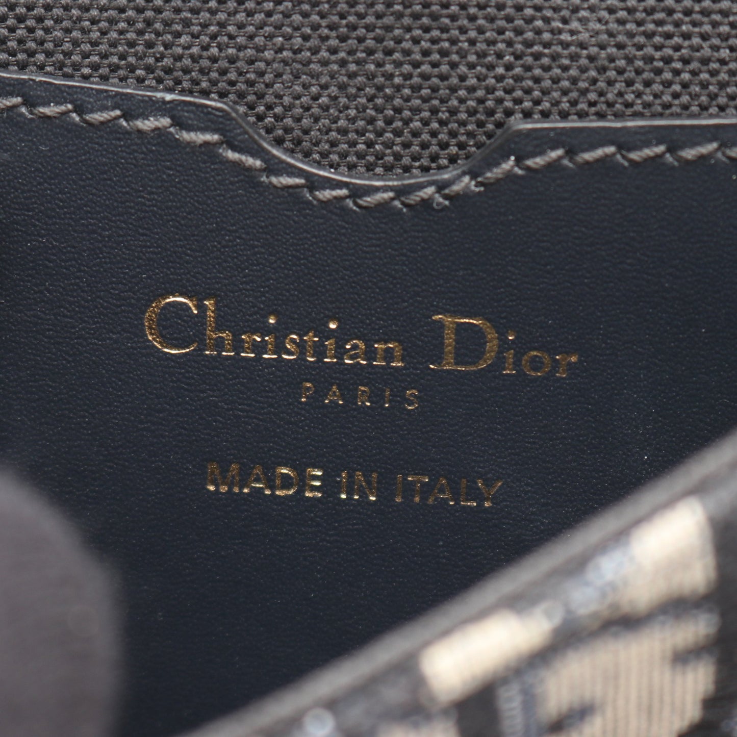 Bobby バッグ ミディアム オブリーク ショルダーバッグ キャンバス ネイビー クリスチャンディオール バッグ Christian Dior