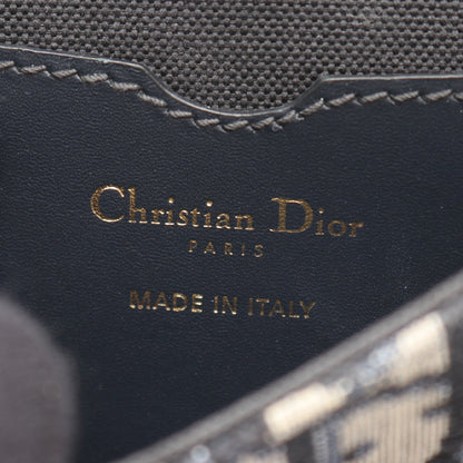 Bobby バッグ ミディアム オブリーク ショルダーバッグ キャンバス ネイビー クリスチャンディオール バッグ Christian Dior