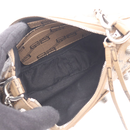 LE CAGOLE MINI BB ル カゴール ミニ 2WAY チェーンハンドバッグ PVC グレーブラウン バレンシアガ バッグ BALENCIAGA