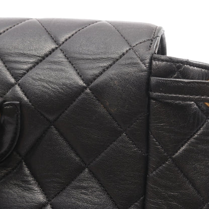 マトラッセ バックパック リュックサック ラムスキン ブラック ゴールド金具 シャネル バッグ CHANEL