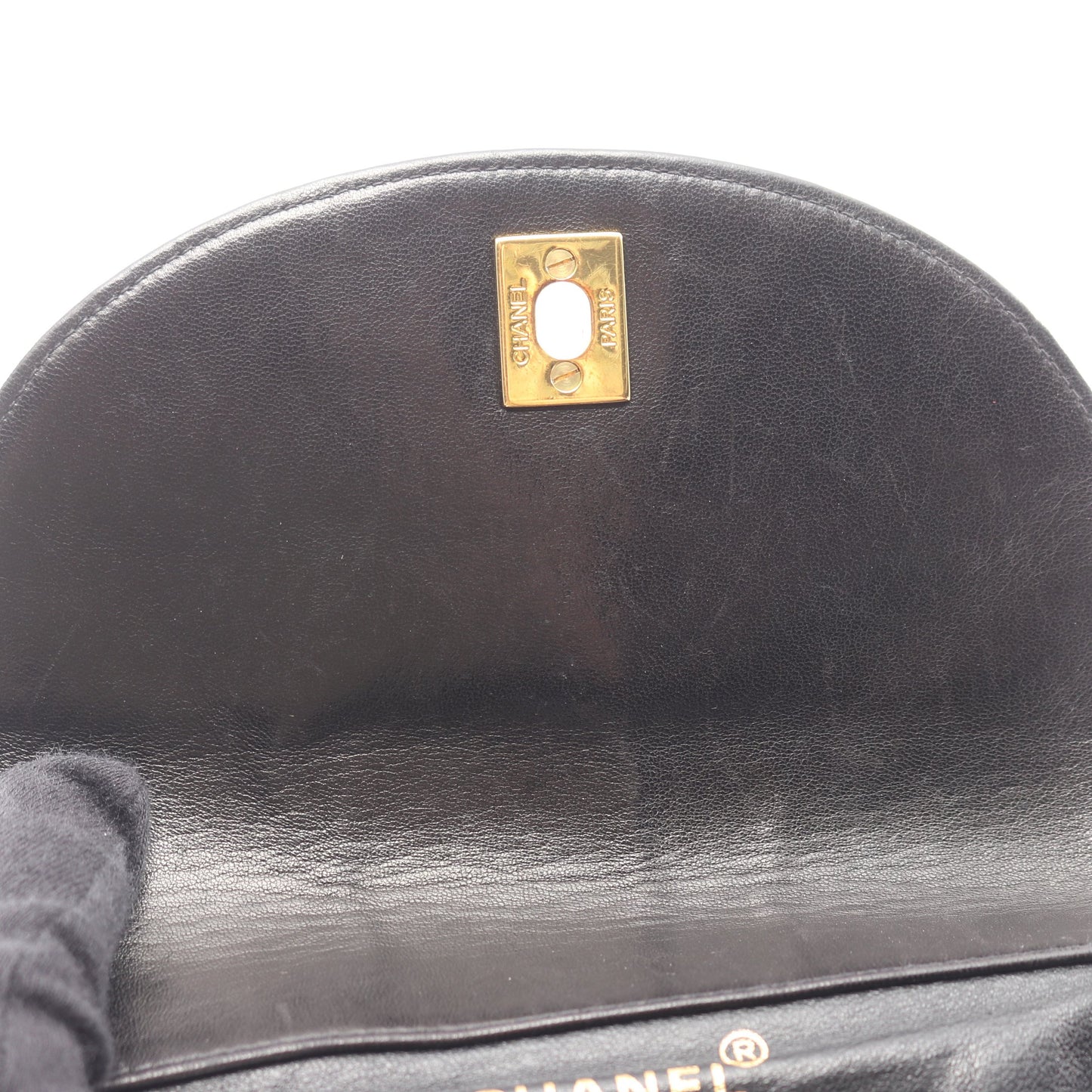 マトラッセ バックパック リュックサック ラムスキン ブラック ゴールド金具 シャネル バッグ CHANEL