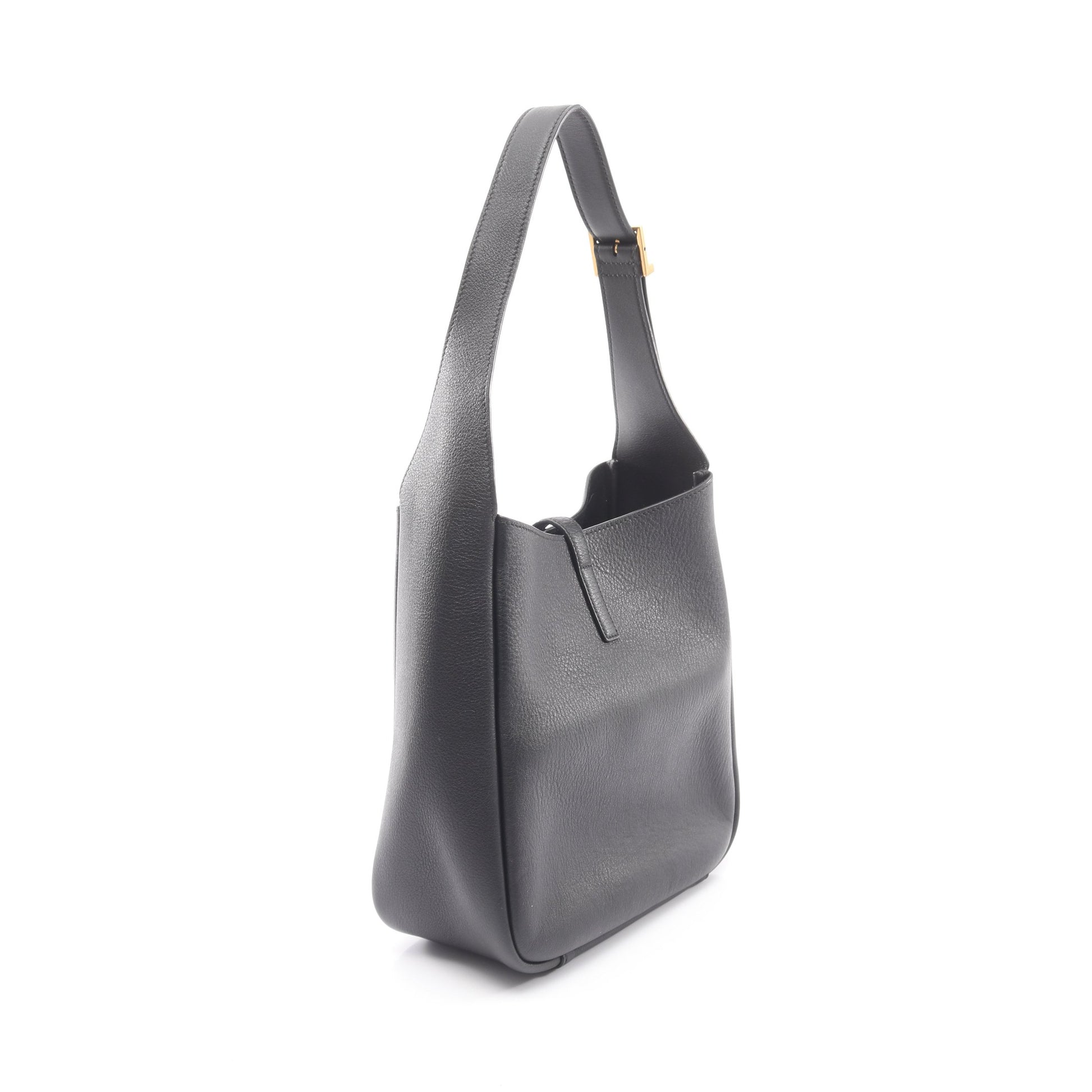 LE 5 A 7 ワンショルダーバッグ レザー ブラック サンローランパリ バッグ SAINT LAURENT PARIS