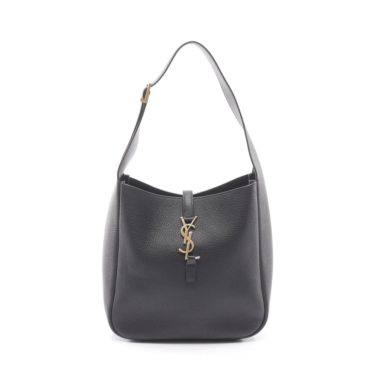 LE 5 A 7 ワンショルダーバッグ レザー ブラック サンローランパリ バッグ SAINT LAURENT PARIS