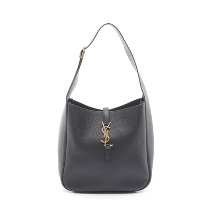 LE 5 A 7 ワンショルダーバッグ レザー ブラック サンローランパリ バッグ SAINT LAURENT PARIS