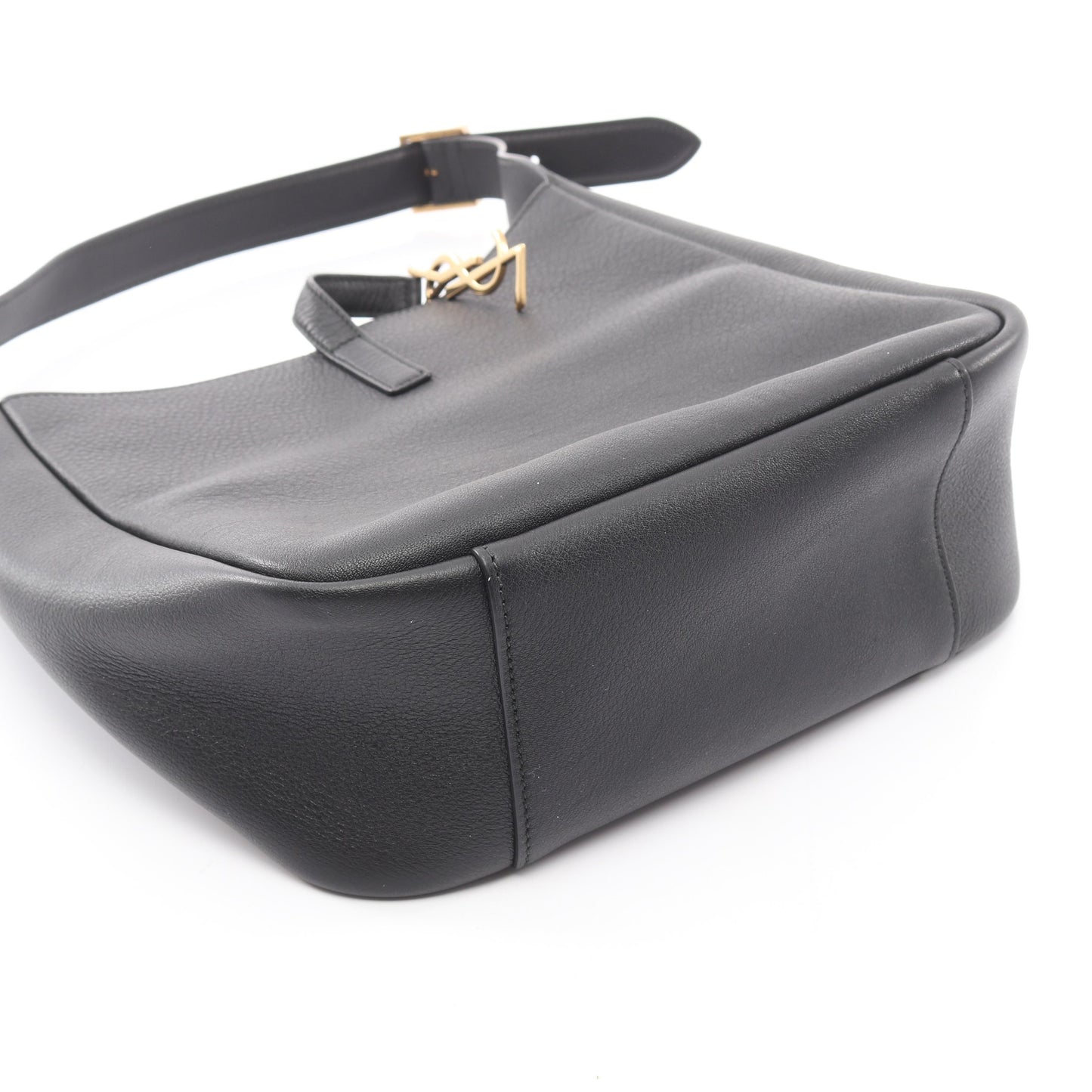 LE 5 A 7 ワンショルダーバッグ レザー ブラック サンローランパリ バッグ SAINT LAURENT PARIS