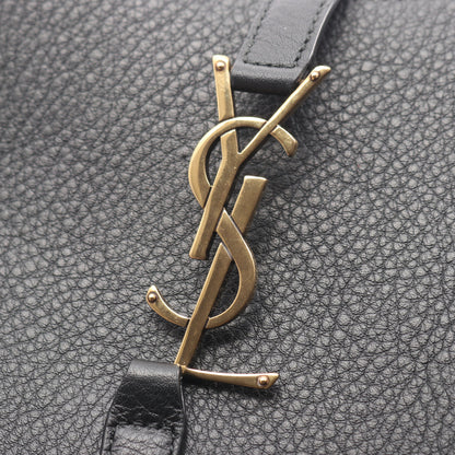 LE 5 A 7 ワンショルダーバッグ レザー ブラック サンローランパリ バッグ SAINT LAURENT PARIS