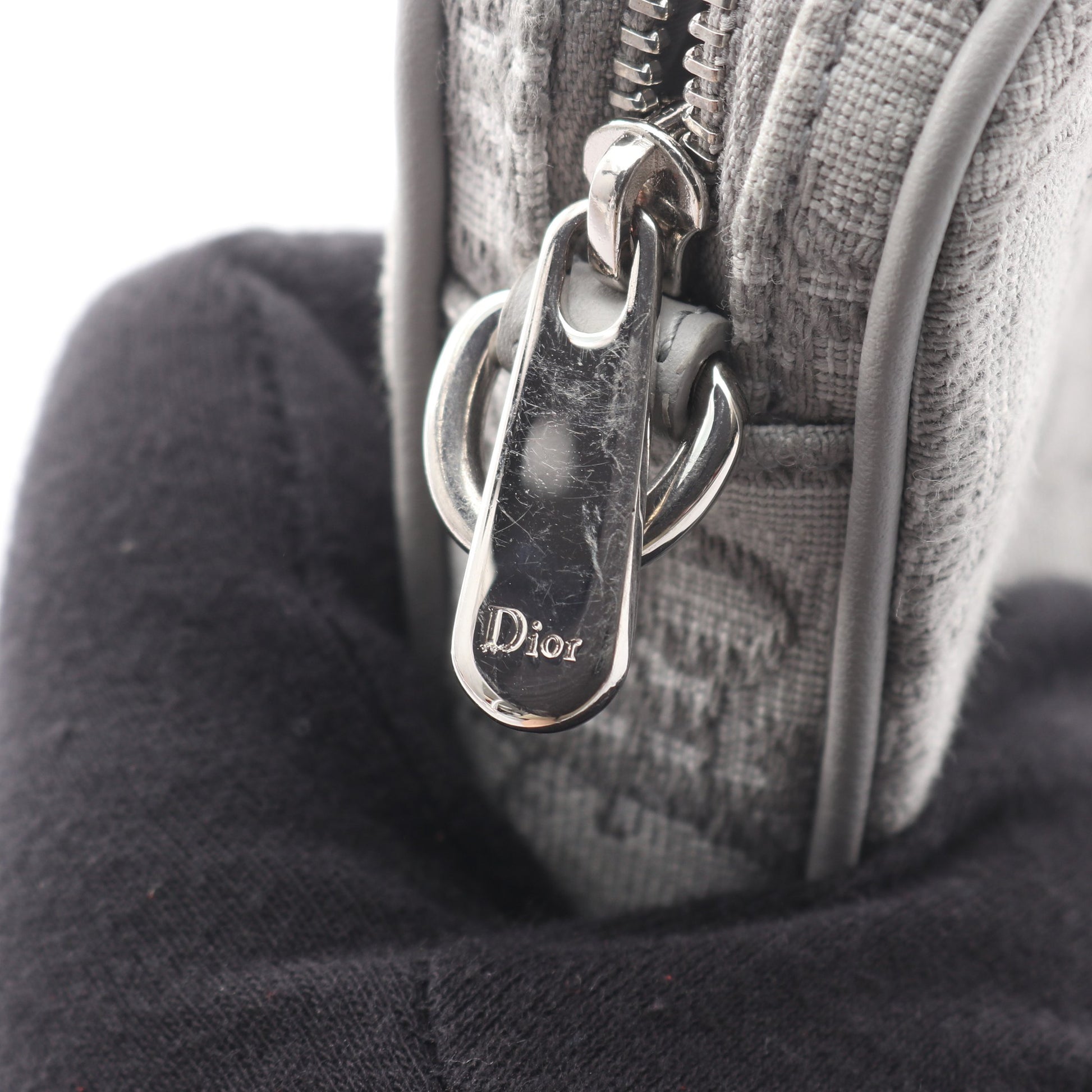 キッズ マルチファンクション バッグ スモール オブリーク ショルダーバッグ キャンバス グレー クリスチャンディオール バッグ Christian Dior