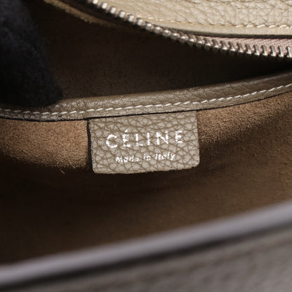 ラゲージ ナノショッパー 2WAY ハンドバッグ レザー グレーブラウン セリーヌ バッグ CELINE
