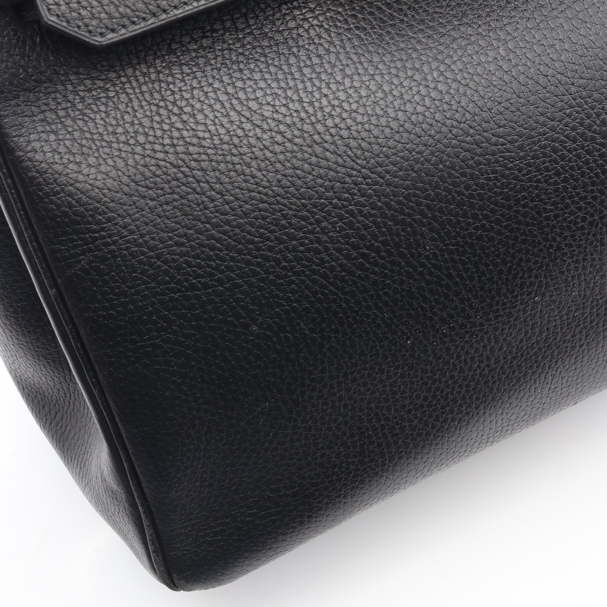 バーキン35 ハンドバッグ アルデンヌ ブラック ゴールド金具 ○W刻印 エルメス バッグ HERMES